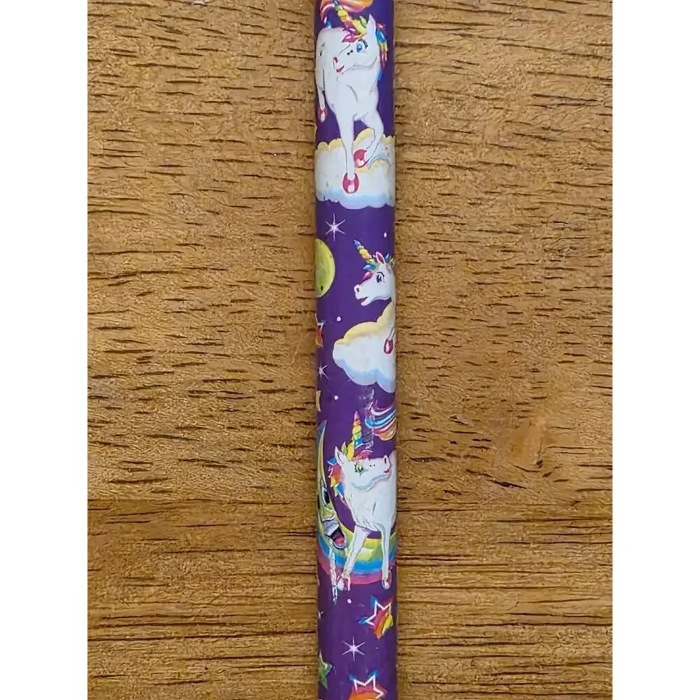 Lisa Frank Vintage Unicorn Pencil 1990s Brand New Unsharpened School Folder